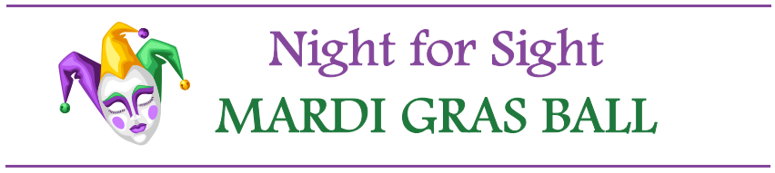 Night for Sight ardis Gras Ball logo